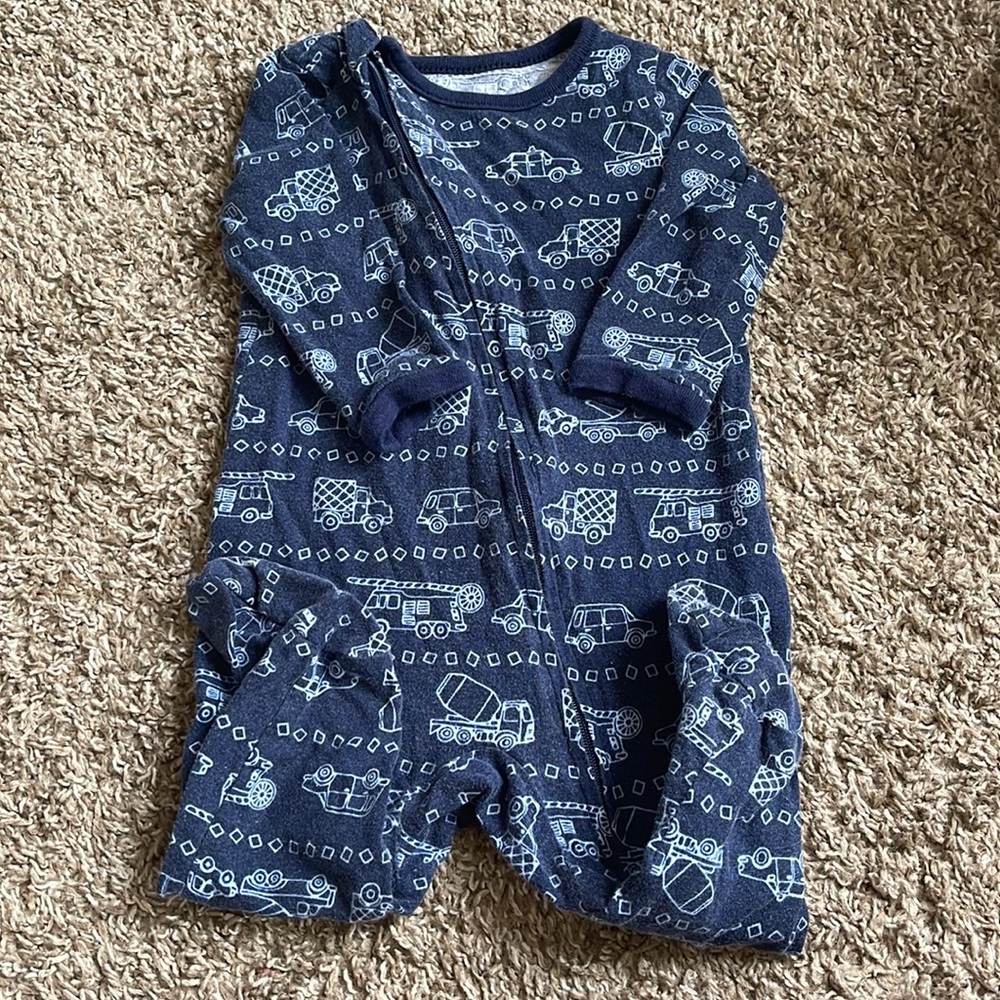 Blue baby onesie